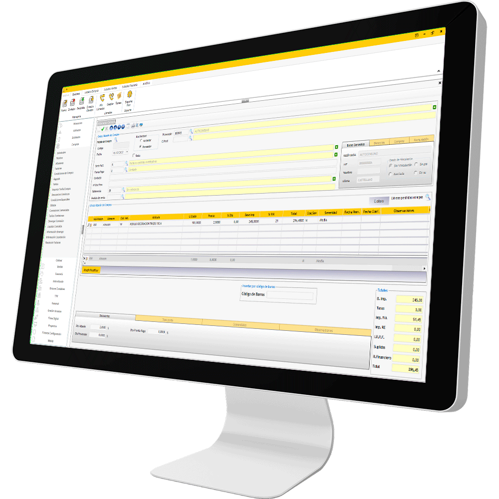 Sistema de gestión profesional 5ERP